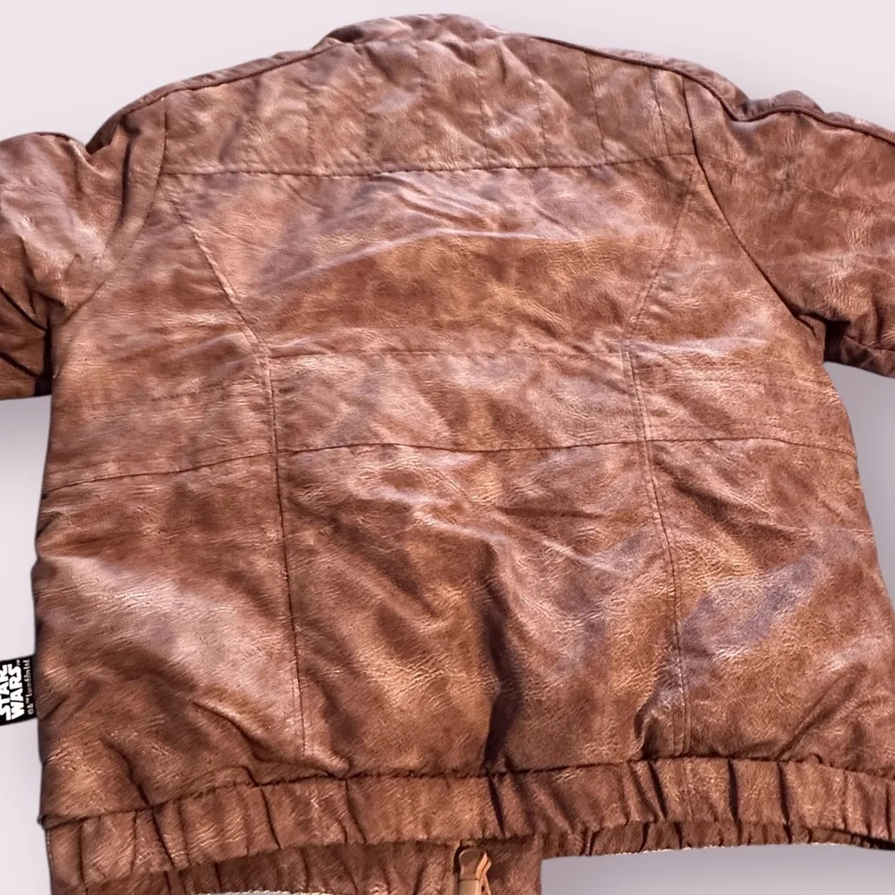 Kids Disney Store Star Wars Poe Dameron Finn Jacket Costume Brown Size 4